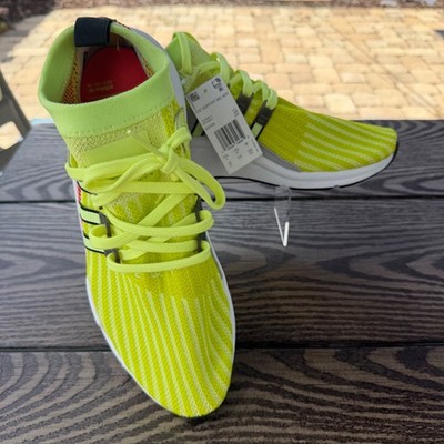 Adidas EQT Support Mid ADV / 91-18 Men s Size 13 Neon Yellow Running Shoes NEW