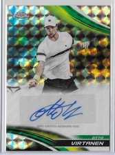 2025 Topps Chrome Tennis Otto Virtanen Geometric Refractor Auto Autograph