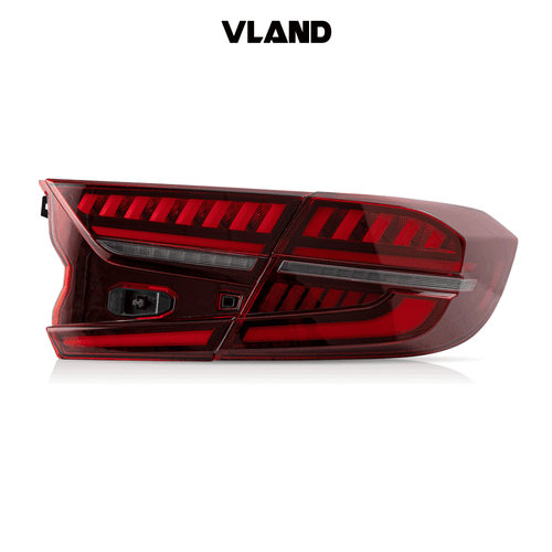 Luces traseras LED completas para Honda Accord 2018-2022 10ª generación sedán con giro secuencial - Imagen 2 de 13