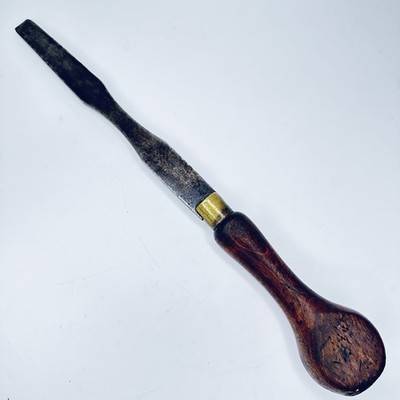 Antiker englischer Karosseriebauer Drehschraubendreher 13'' RMAC Mark Holzgriff