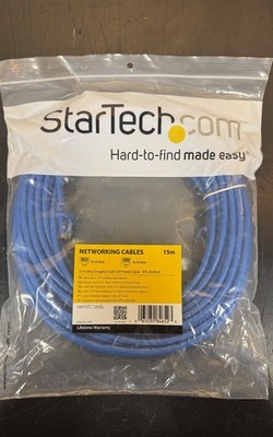 Startech Blue Gigabit RJ45 Cat6 Patchkabel 15m N6PATC15MBL