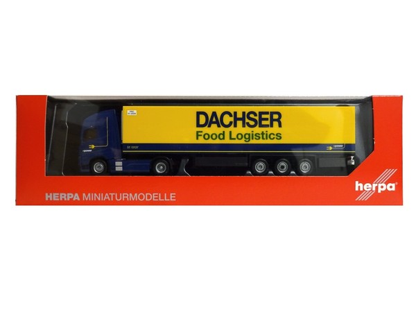 Herpa 316798 Volvo FH GL XL 2020 Electric KüHlkoffer Sattelzug Dachser 1:87 Neu-image