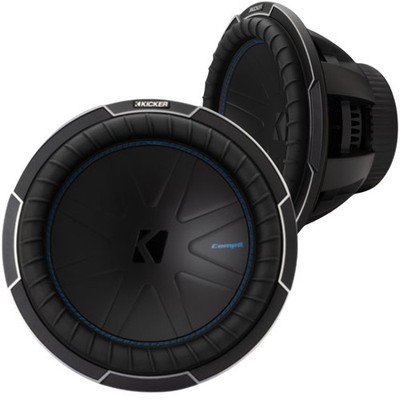10'' 800 Watt RMS 4-Ohm DVC Subwoofer Pair CompQ Series 51CWQ104 Kicker
