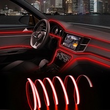 For Ford Car Ambient Lights Led Car Interior Light Strip Neon Accessories - 65m