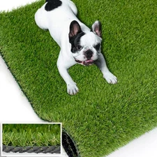 Artificial Grass Outdoor Turf, 6 X 10 FT 0.8" Thick Fake Grass Rug Realistic Syn