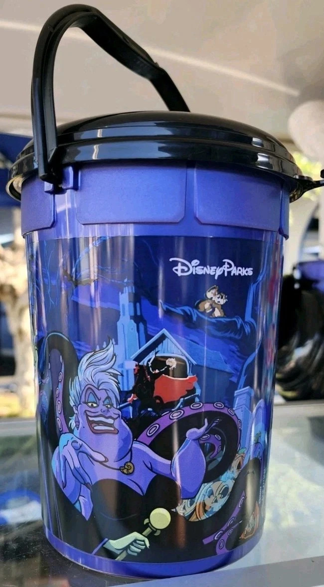 🔥 DisneyParks 2025 Halloween Villains Souvenir Popcorn Bucket