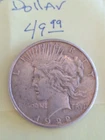 1922 S Peace Silver Dollar Coin