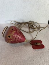 Duncan Whistler Wooden Spinning Top - Vintage 1960  s Toy with Pull String