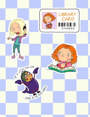 As Told By Ginger Retro Cartoon 4pc Sticker Pack