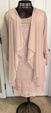 R M Richards size 12 rose pink jacket dress