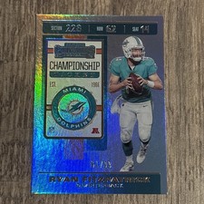 2019 Panini Contenders RYAN FITZPATRICK Championship Ticket /99 #6 Dolphins SP