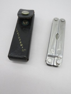 Vintage Leatherman Multi Tool Original Portland OR + Leather Sheath