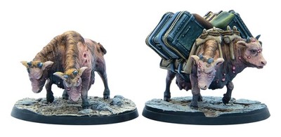 Fallout: Wasteland Warfare - Creatures Brahmin Herd