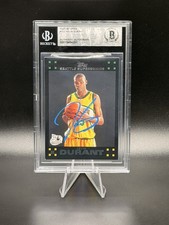 Kevin Durant Signed 2007-2008 Topps Rookie Card Beckett . rookie card picture