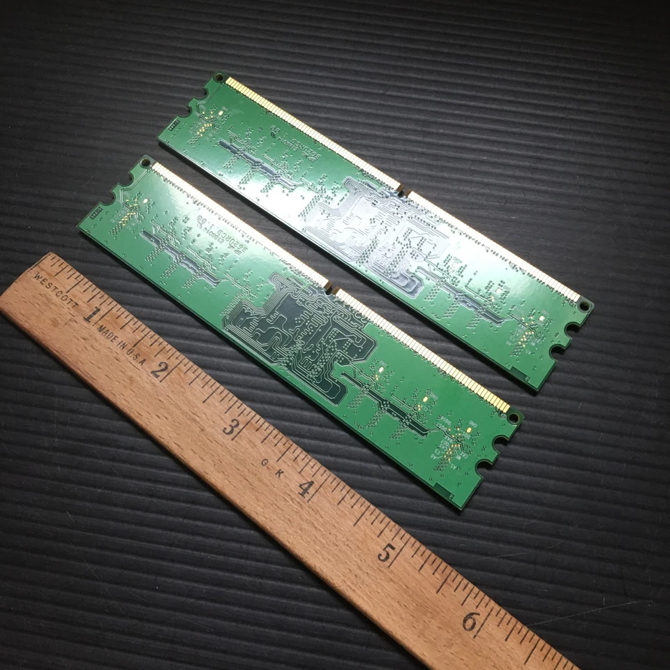 2 PCS Crucial CT12864AA667.M8FJ2 1GB 240-PIN DIMM 128Mx64 DDR2 PC Memory - Image 2 of 4