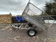 Ifor Williams Tt2012 Cages Tipping Trailer Comes With Spare Wheel And A Cover.
