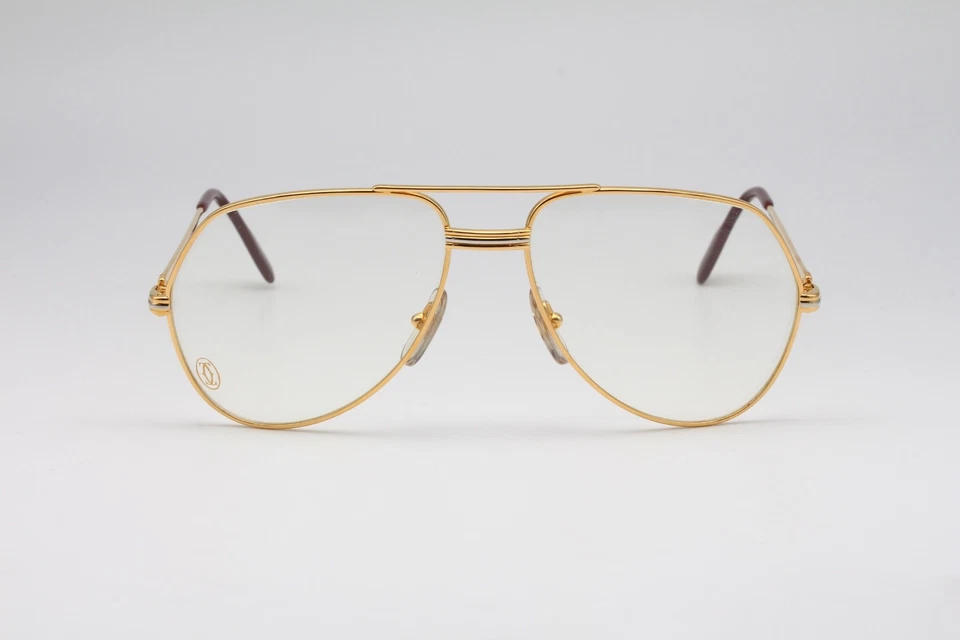 Vintage Cartier Vendome eyeglasses made in France 1983 - Bild 1 von 4