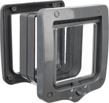 TRIXIE Waterproof and Quiet Cat Flap ?4-Way Free-Range Door with Tunnel? - Overa
