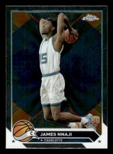 2023-24 Topps Chrome #173 James Nnaji Rookie Charlotte Hornets