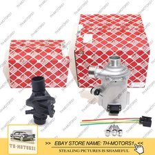 FEBI Electric Water Pump with Thermostat Kit For BMW 328i 528i 530xi 525xi X5 X3