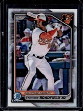 2024 Bowman Draft Enrique Bradfield Jr. Chrome Refractor #BDC-135 Orioles