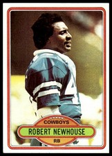 1980 Topps #413 Robert Newhouse Dallas Cowboys NM+
