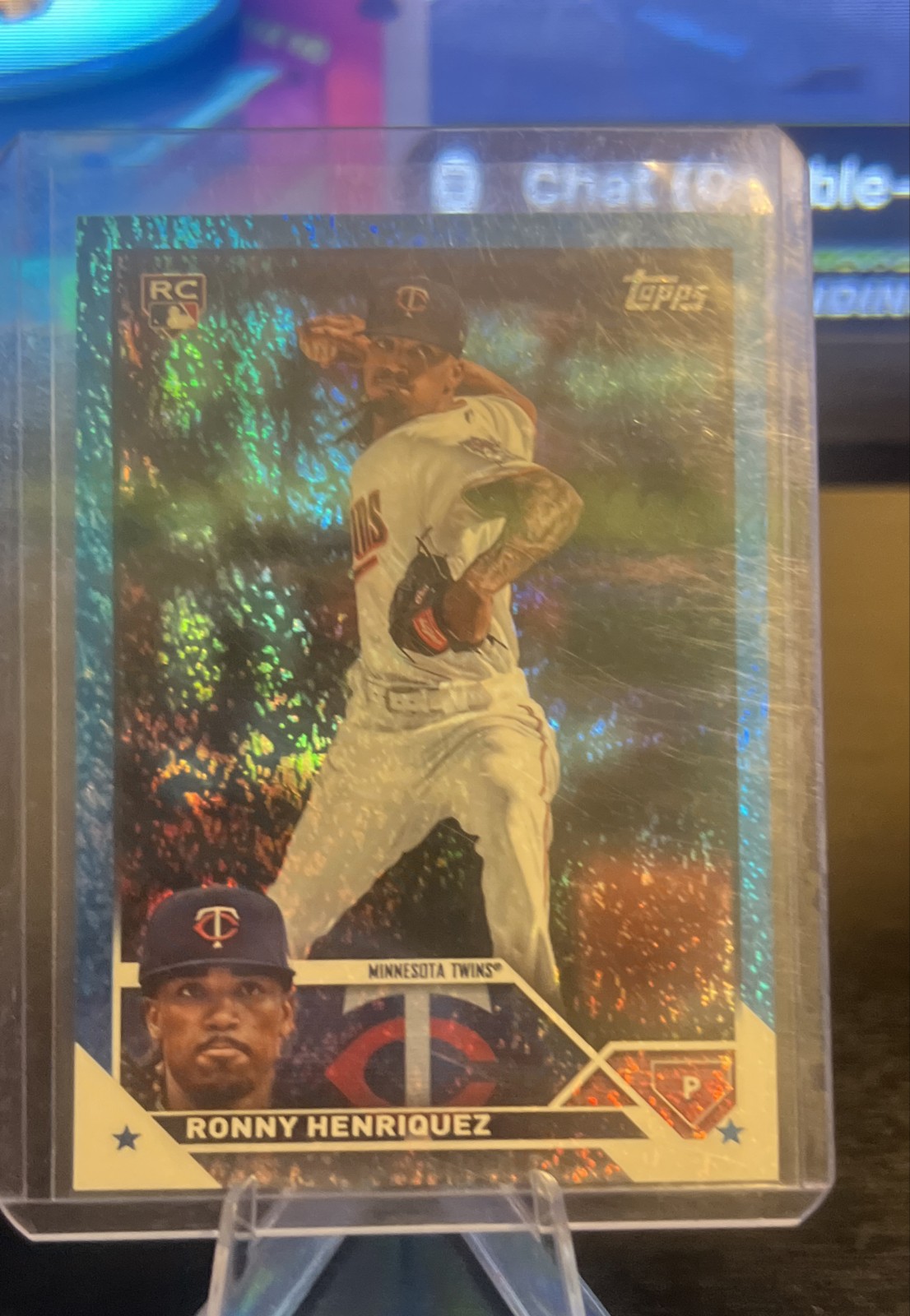 2023 Topps Series 2 - Ronny Henriquez #372 Blue Foil /999 (RC)