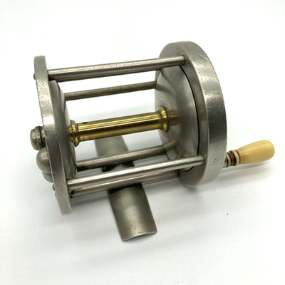 antique penn no.49 fish reel and pole VINTAGE PENN No. 49 SUPER MARINER DEEP SEA FISHING REEL-METAL SPOOL -  sporting goods - by owner - sale