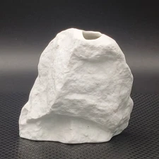 RARE KPM Porcelain ROCK Vase Royal Porzellan Bavaria Germany Handarbeit  3.5" H