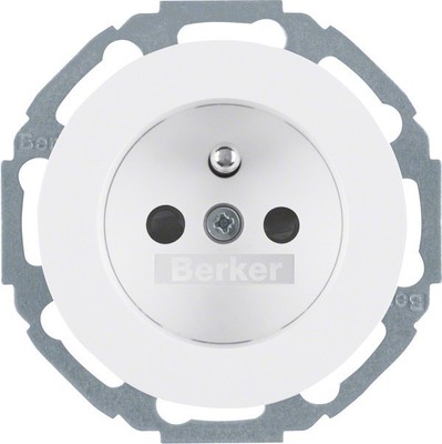 Berker Steckdose pows/gl 6768792089 Abdeckung Stecker Steckdosen Elektrik
