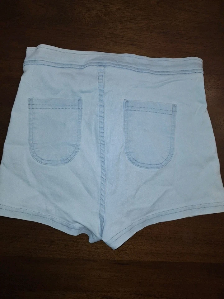 Vintage Original US Made American Apparel Easy Jeans Shorts Light Blue size M - Image 2 of 4