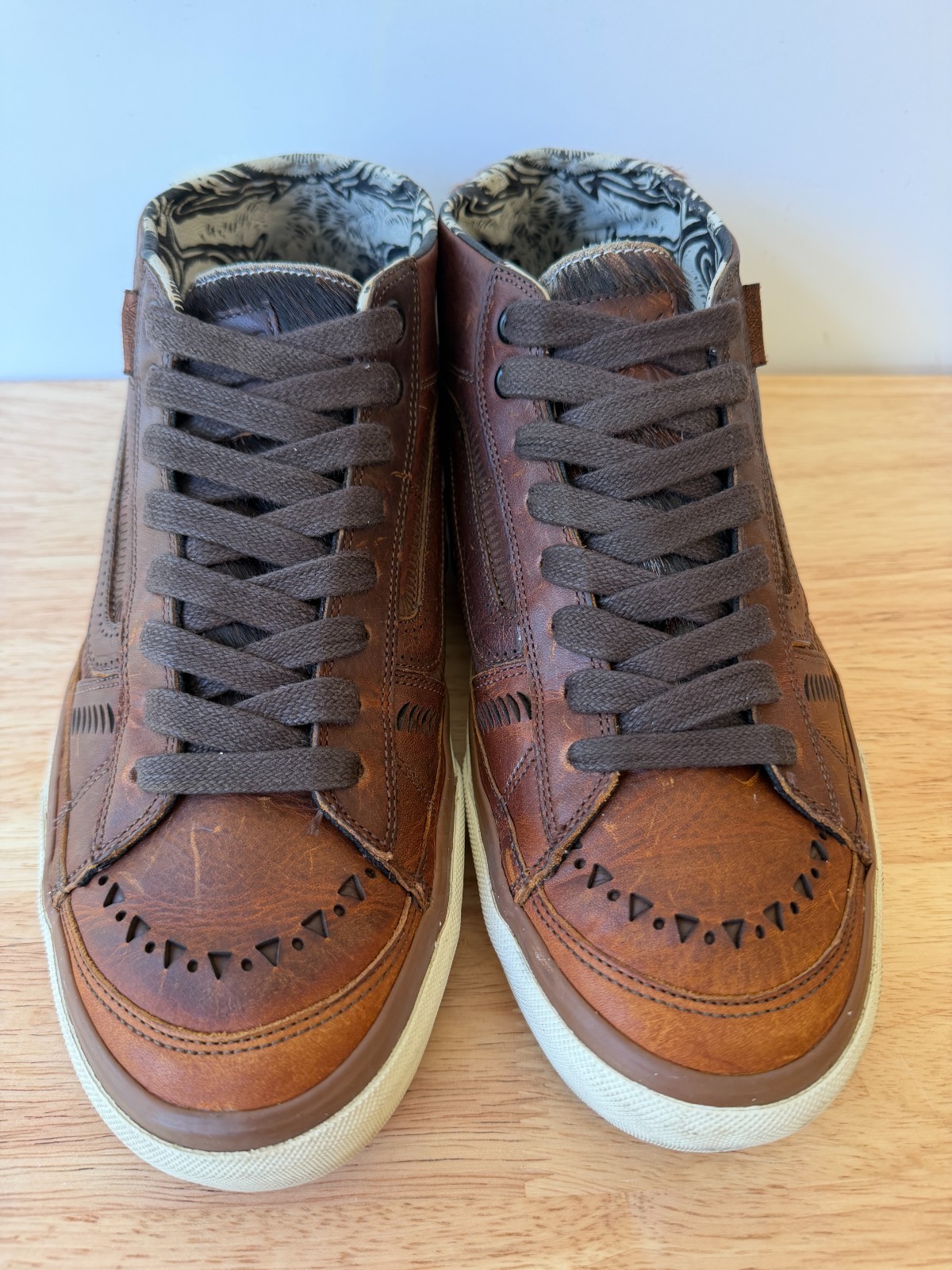 Rare 2008 Vans x Taka Hayashi J-Lay Mids Drop Sneakers Not Bombs Men's Size 10.5 image 8