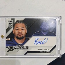 Rome Odunze 2024 Panini Donruss Elite Rookie Pen Pals Auto!! Bears!