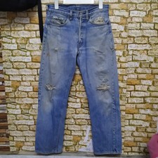 80s LEVIS 501 Selvedge USA 6 DenimN D551 W30