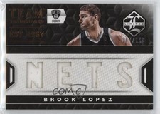 2015-16 Panini Limited Team Trademarks 67/149 Brook Lopez #3 00a6