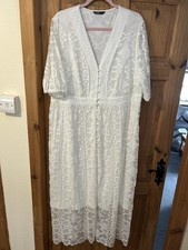 Gorgeous Slightly Off White Lace Dress SHEIN 3XL 20 / 22 New