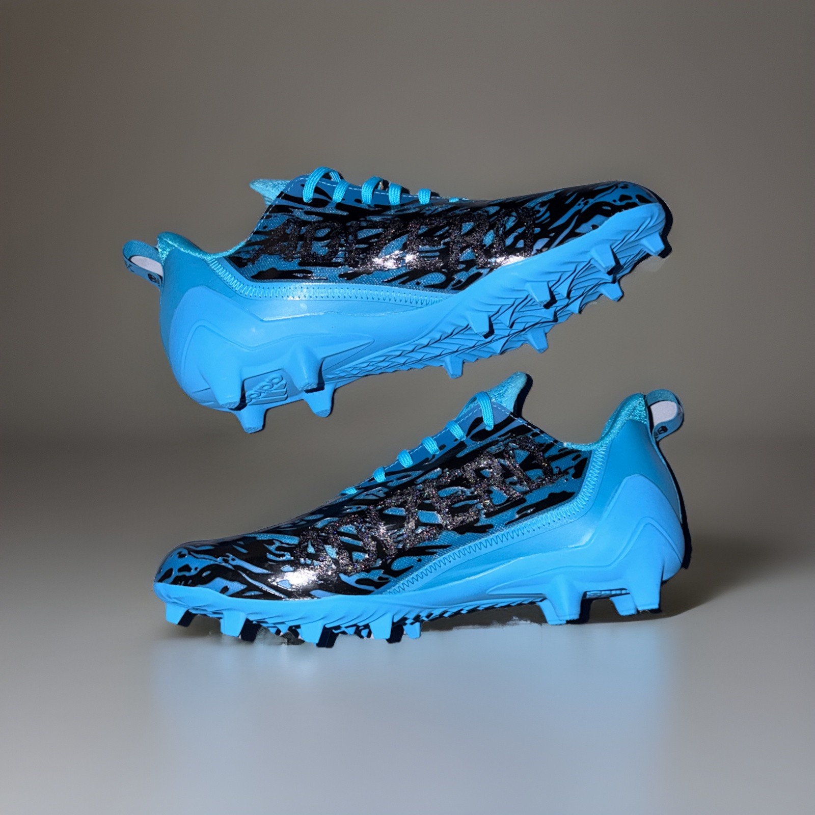 adidas adizero 12.0 Poison Football Cleats Blue IG7209 Men's Size 10 thumbnail 3