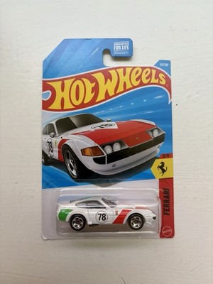 Hot Wheels 2026 Case K Ferrari 365 GTB4 Competizione White Ferrari