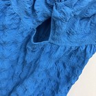 Shein Cut Out Front Ruffle Blue Romper Size M Shorts — photo 2