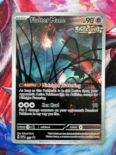 Flutter Mane 097 Sv: Scarlet & Violet Pokemon Black Star Promo Holo Near Mint