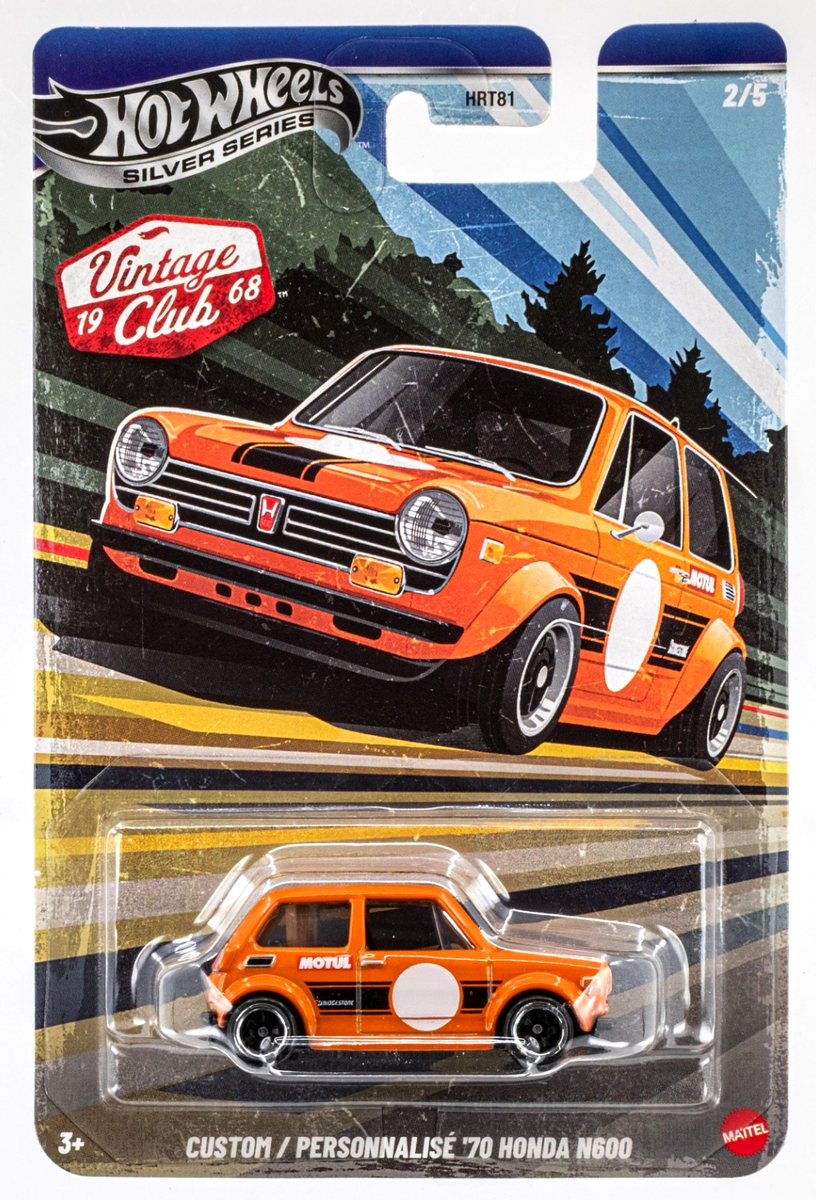 2026 Hot Wheels Vintage Club Mix 2 #2 Custom '70 Honda N600 ORANGE