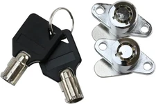 YTSMotor Hard Saddle Bag Hardware 2 Keys One Size, Lock Set 1993-2013 