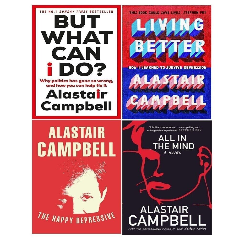 Alastair Campbell Unisex Collection 4 Books Set (Living Better) - Image 2