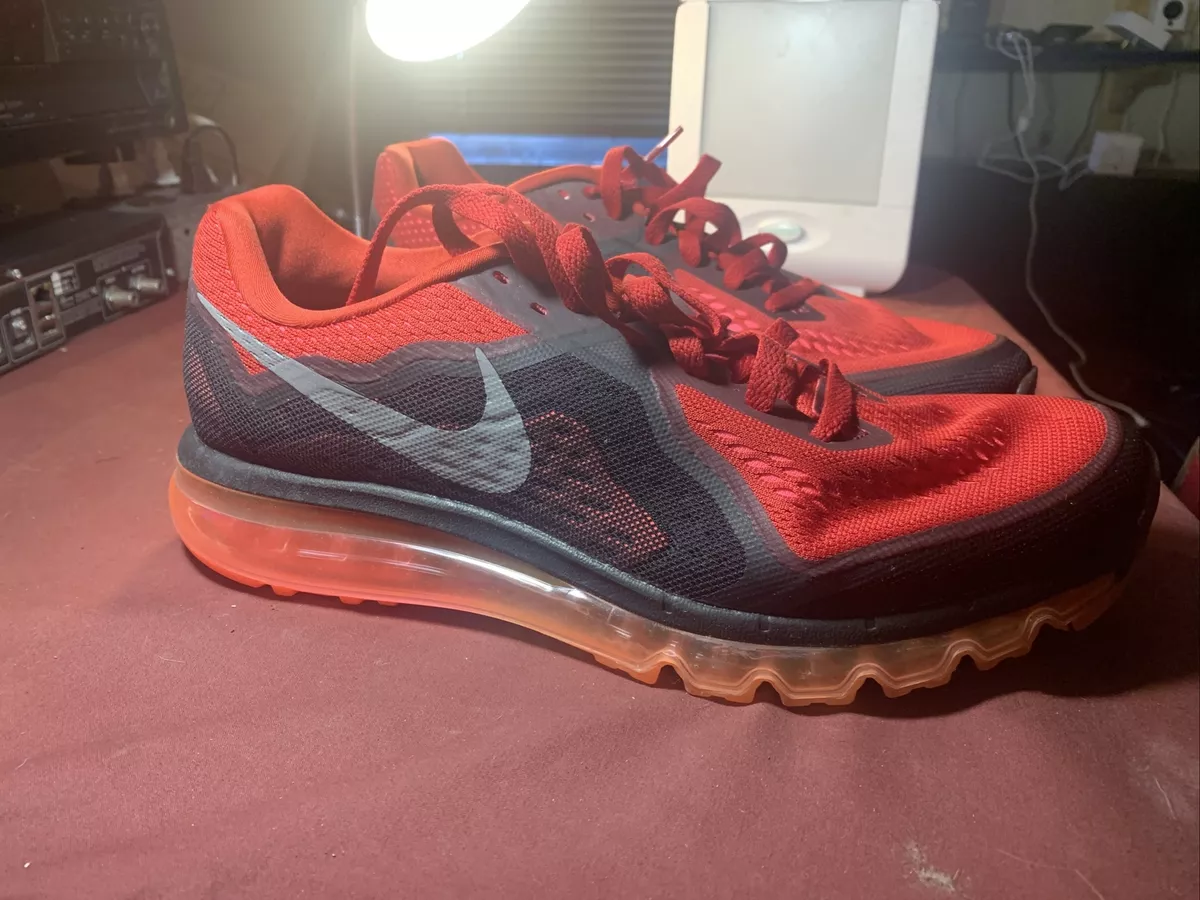 Nike Air Max 2014 Gym Red/Hyper Punch/Black/Reflect 621077-601 SIZE 11.5 | eBay