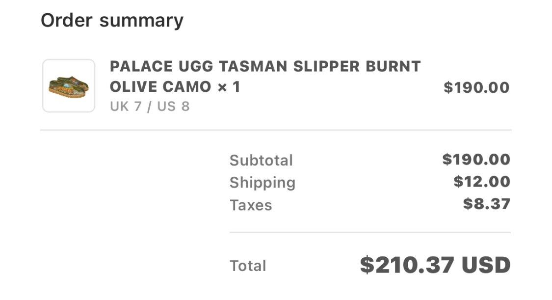 UGG Tasman Slipper Palace Burnt Olive Camo US SIZE 8 In Hand UGG Tasman Slipper Palace Burnt Olive Camo US SIZE 8 In Hand