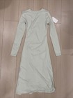 ARITZIA WILFRED Amelia Long Sleeve Dress Women Size XS Rainwash Green
