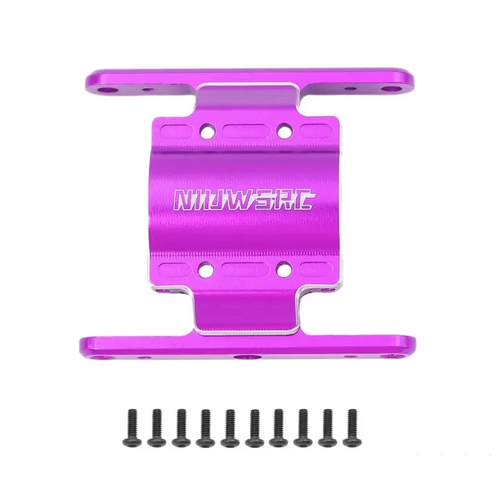 Per 1/18 RC Crawler FMS FCX18 LC80 Skid Plate Cambio Supporto Trasmissione Aggiornamento - Foto 10 di 16