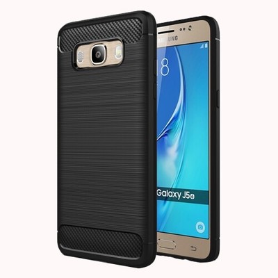 Samsung Galaxy J5 (2016) SchutzhÃ¼lle TPU Silikon Textur/Carbon Design Schwarz | eBay