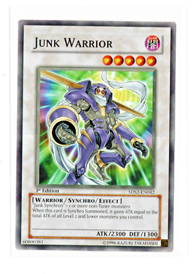 2009 - Yu-Gi-Oh! 5D's 2 Starter Deck - 1st Edition Junk Warrior #5DS2-EN042  - LP | eBay