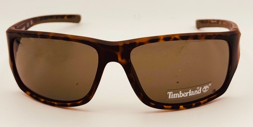 Timberland Mens Rectangle Dark Havana Plastic Sunglass, Green Lens TB7152. 52N - 第 4/10 張圖片